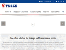 Tablet Screenshot of fuscoinc.com